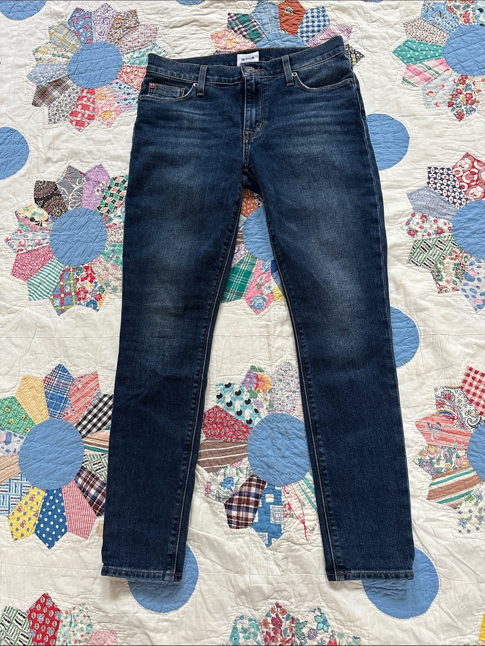 Hudson Natalie Super Skinny Dark Wash Jeans Sz 27
